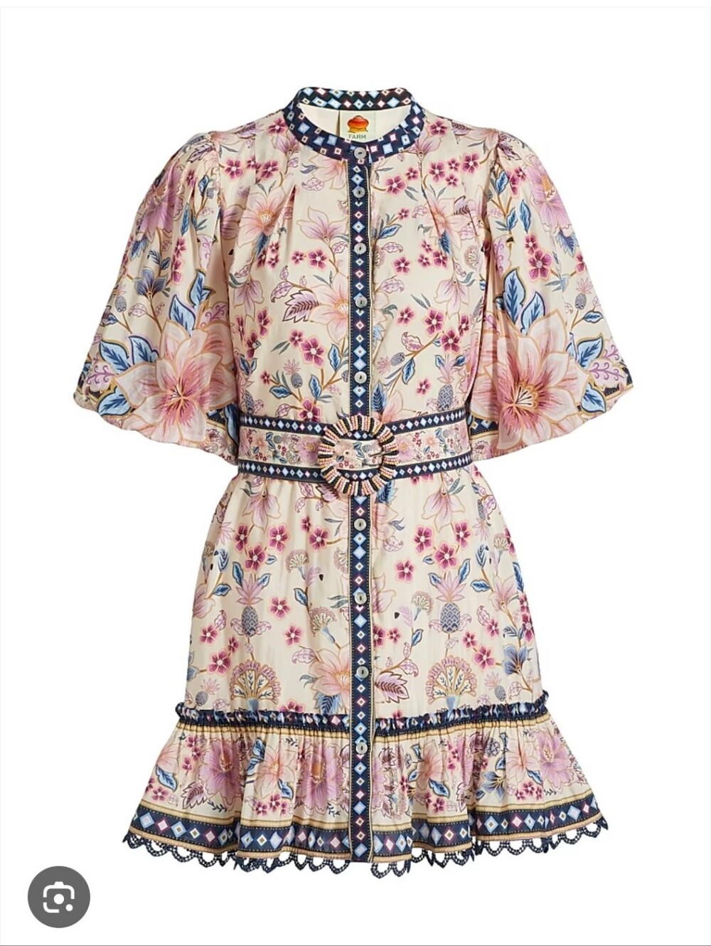 NWOT Farm Rio Mini Dress - Picture 2 of 8